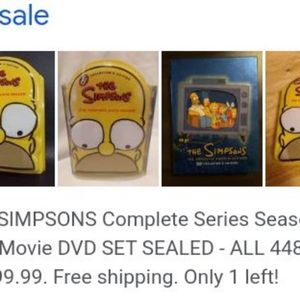 DVD Simpsons set